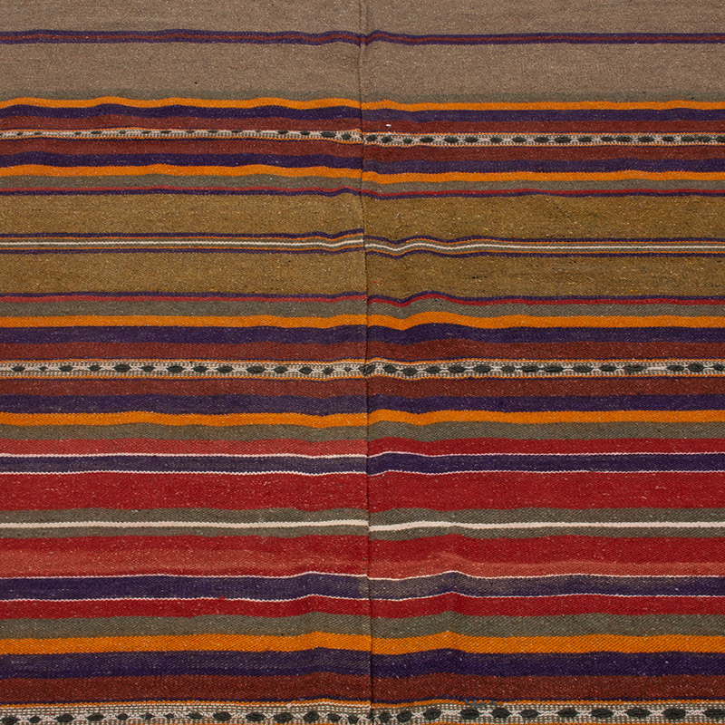 Vintage Manastir Kilim Rug - 4'  x 7' 4" (48" x 88") - K0091620