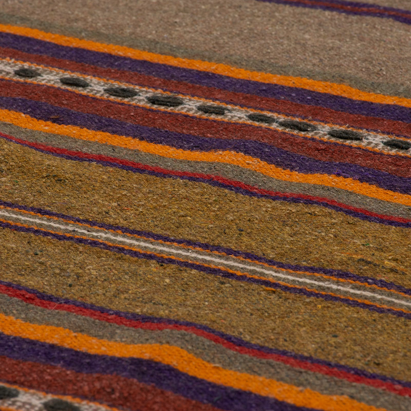 Vintage Manastir Kilim Rug - 4'  x 7' 4" (48" x 88") - K0091620