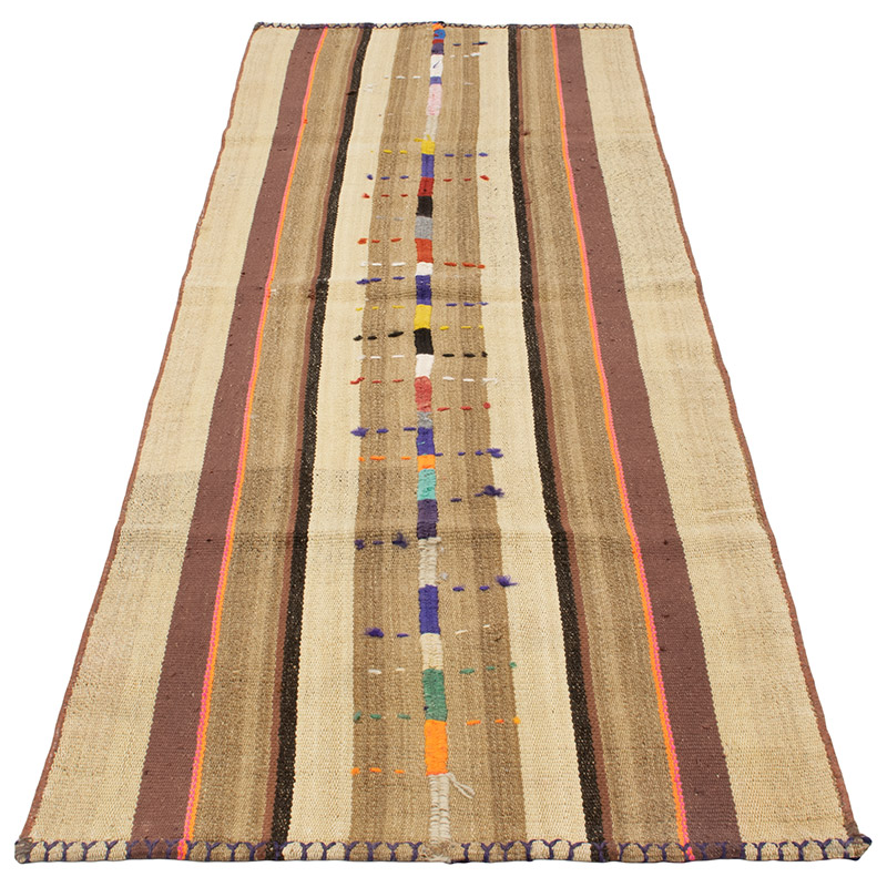 Vintage Anatolian Kilim Runner - 2' 5" x 6' 11" (29" x 83") - K0091621