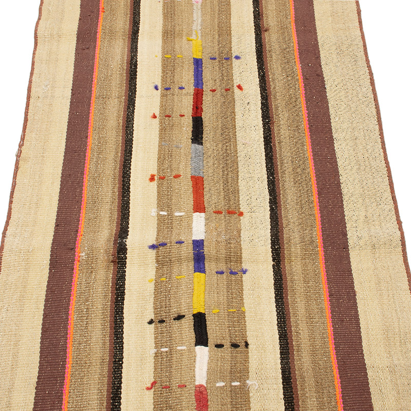 Vintage Anatolian Kilim Runner - 2' 5" x 6' 11" (29" x 83") - K0091621