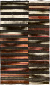 Vintage Anatolian Kilim Rug - 6' 5" x 10' 11" (77" x 131")