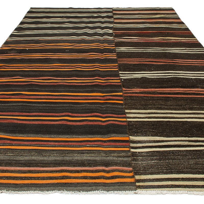 Vintage Anatolian Kilim Rug - 6' 5" x 10' 11" (77" x 131") - K0091625
