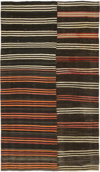 Vintage Anatolian Kilim Rug - 6' 5" x 10' 11" (77" x 131")