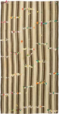 Vintage Anatolian Kilim Rug - 4' 4" x 8' 5" (52" x 101")