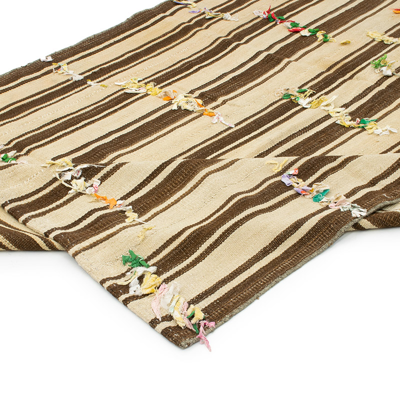Alfombra Vintage Anatolian Kilim - 132 cm x 257 cm - K0091626