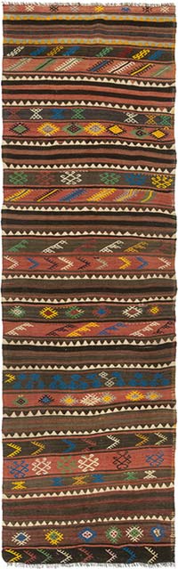 Corredor Vintage Anatolian Kilim - 115 cm x 354 cm