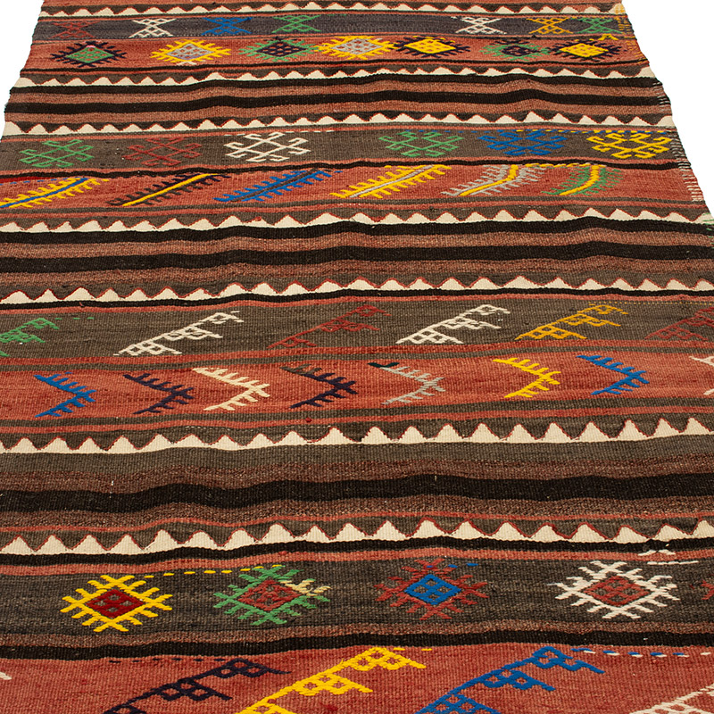 Corredor Vintage Anatolian Kilim - 115 cm x 354 cm - K0091627