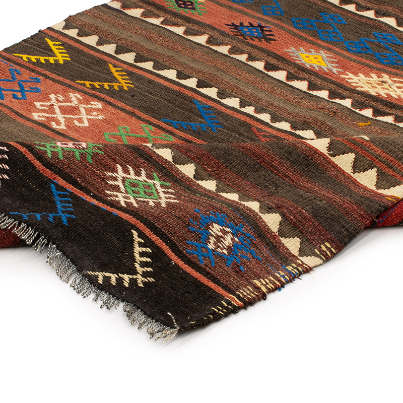 Corredor Vintage Anatolian Kilim - 115 cm x 354 cm - K0091627