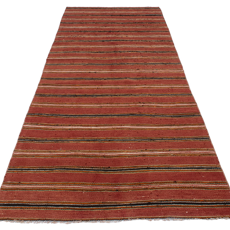 Vintage Anatolian Kilim Runner - 3' 4" x 10' 2" (40" x 122") - K0091630