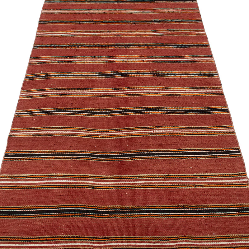 Vintage Anatolian Kilim Runner - 3' 4" x 10' 2" (40" x 122") - K0091630
