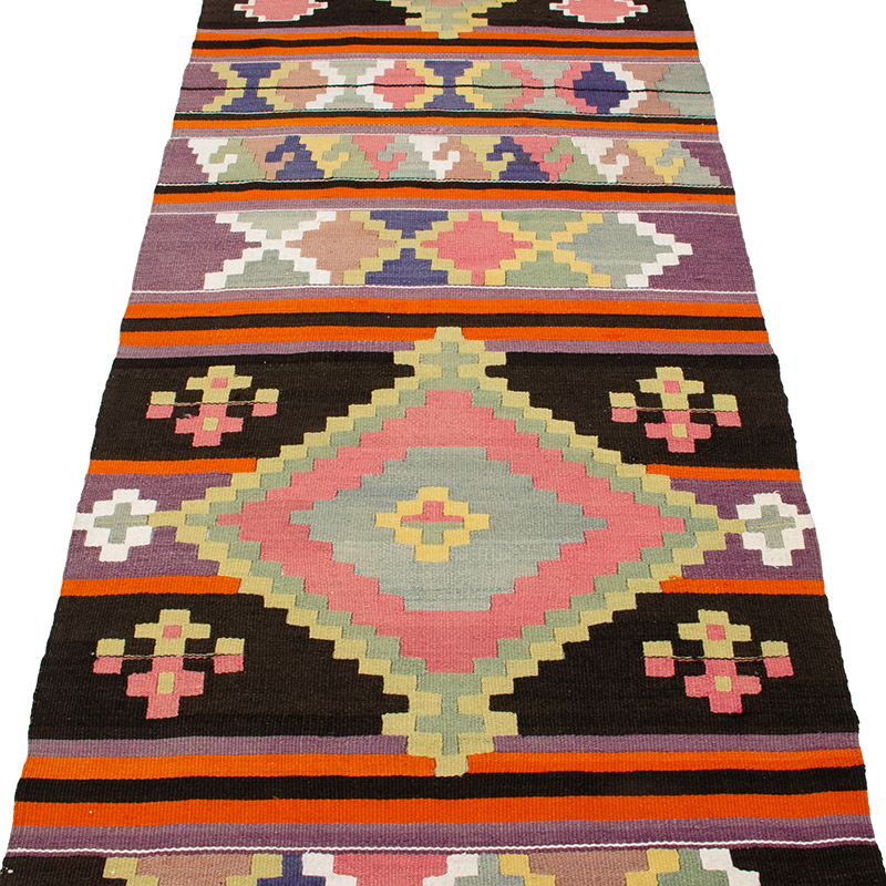 Vintage Puturge Kilim Runner - 2' 9" x 13' 3" (33" x 159") - K0091632