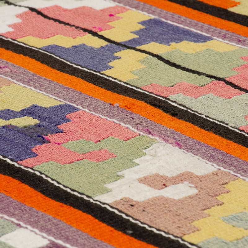Vintage Puturge Kilim Runner - 2' 9" x 13' 3" (33" x 159") - K0091632