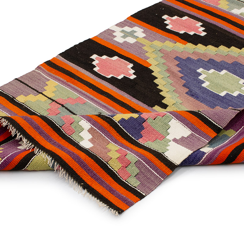 Vintage Puturge Kilim Runner - 2' 9" x 13' 3" (33" x 159") - K0091632