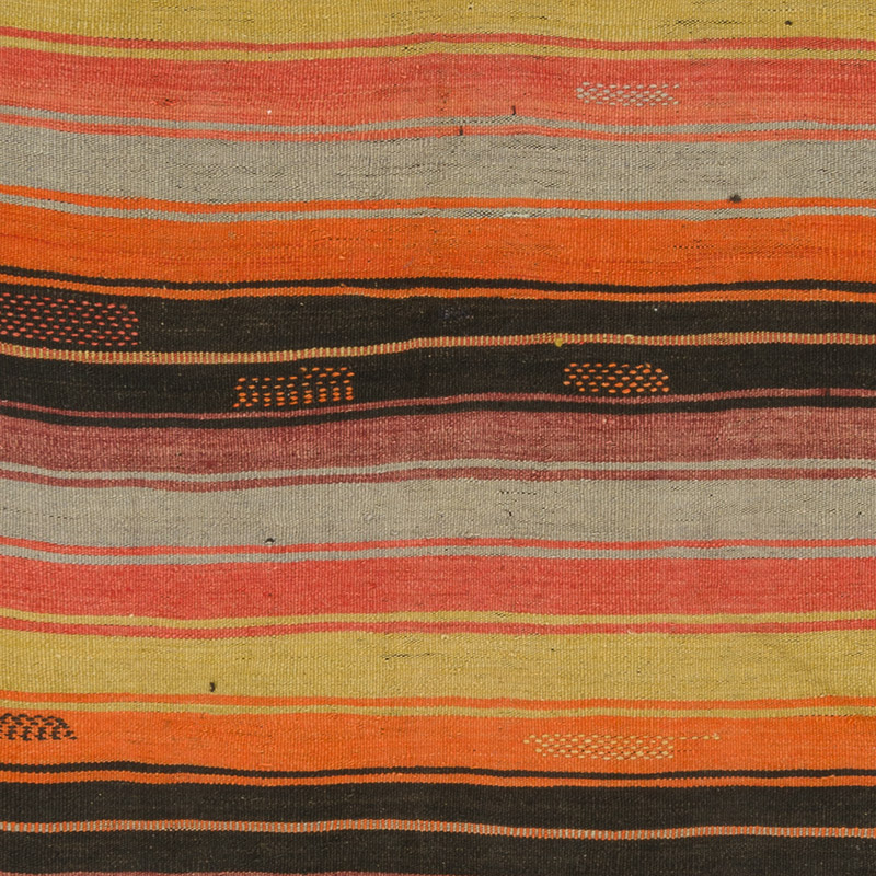 Vintage Anatolian Kilim Rug - 4'  x 10' 5" (48" x 125") - K0091634