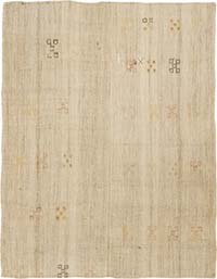 Vintage Anatolian Kilim Rug - 6' 8" x 8' 7" (80" x 103")
