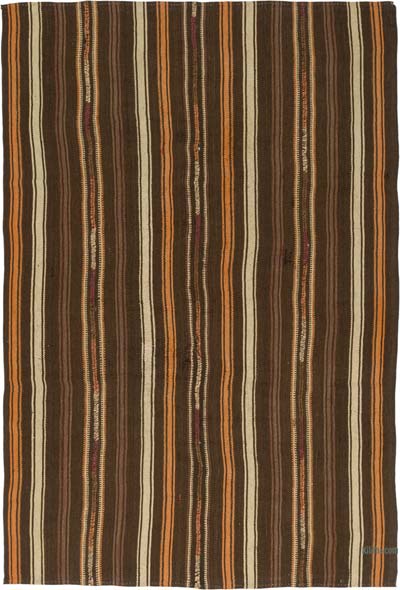 Vintage Anatolian Kilim Rug - 6' 3" x 9' 5" (75" x 113")