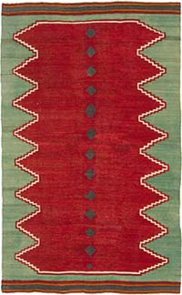 Vintage Balikesir Kilim Rug