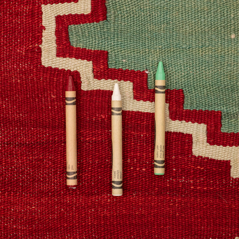 Vintage Balikesir Kilim Rug - K0091642