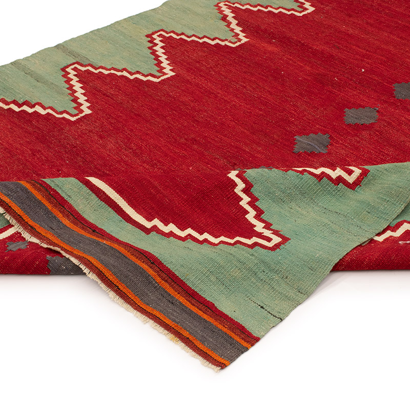 Vintage Balikesir Kilim Rug - K0091642