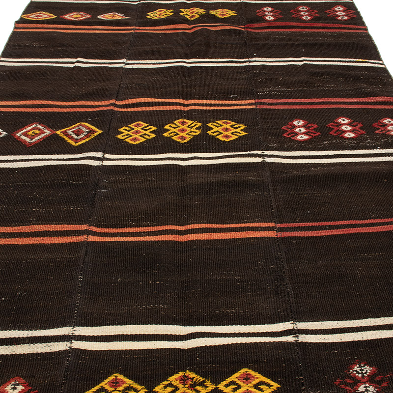 Vintage Anatolian Kilim Rug - 5' 5" x 13'  (65" x 156") - K0091646