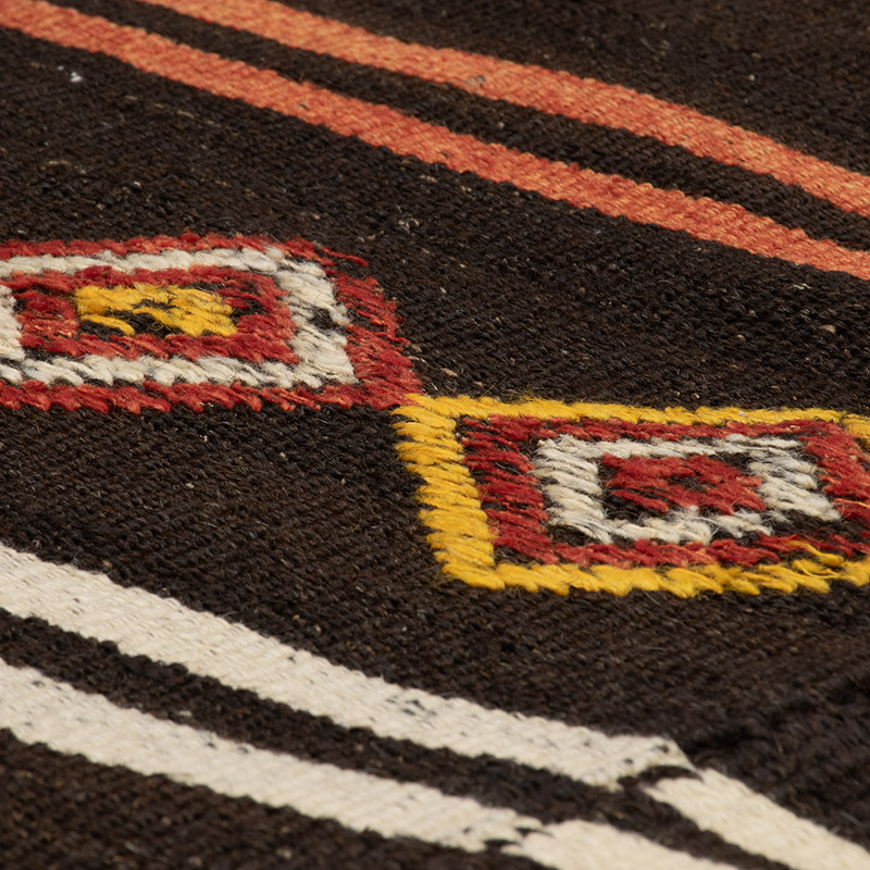 Vintage Anatolian Kilim Rug - 5' 5" x 13'  (65" x 156") - K0091646
