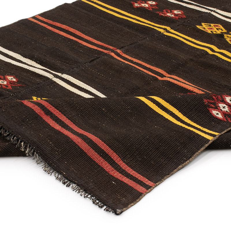 Vintage Anatolian Kilim Rug - 5' 5" x 13'  (65" x 156") - K0091646
