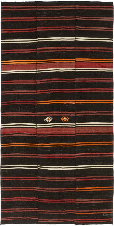 Vintage Anatolian Kilim Rug - 5' 6" x 10' 11" (66" x 131")