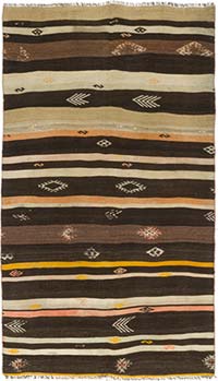 Vintage Anadolu Kilim - 135 cm x 236 cm