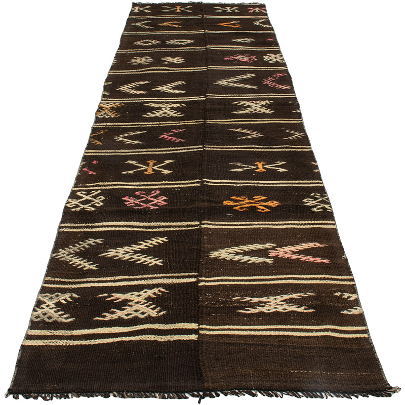 Vintage Anadolu Kilim Yolluk - 83 cm x 322 cm - K0091657