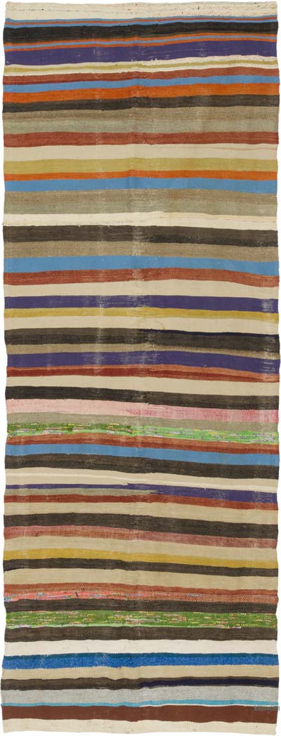 Vintage Turkish Pala Kilim (Chaput) - 3' 11" x 10' 6" (47" x 126")