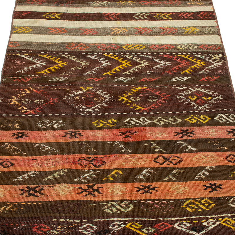 Vintage Anatolian Kilim Runner - 2' 10" x 7' 7" (34" x 91") - K0091669