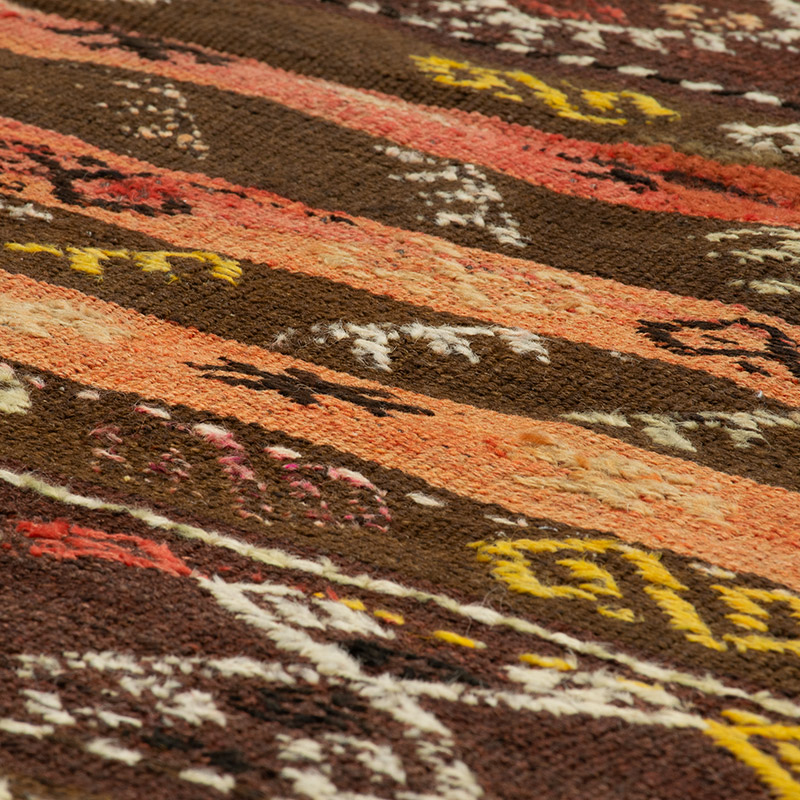 Vintage Anatolian Kilim Runner - 2' 10" x 7' 7" (34" x 91") - K0091669