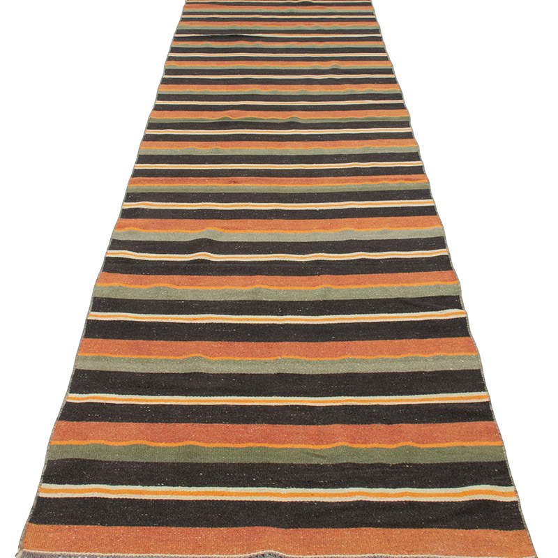 Vintage Anatolian Kilim Runner - 2' 6" x 10' 8" (30" x 128") - K0091671