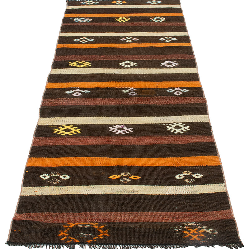 Vintage Anatolian Kilim Runner - 2' 4" x 6' 10" (28" x 82") - K0091680