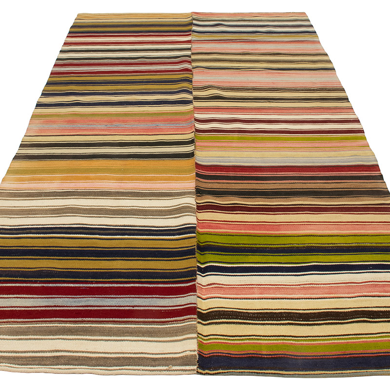 Vintage Anatolian Kilim Rug - 3' 9" x 8'  (45" x 96") - K0091688