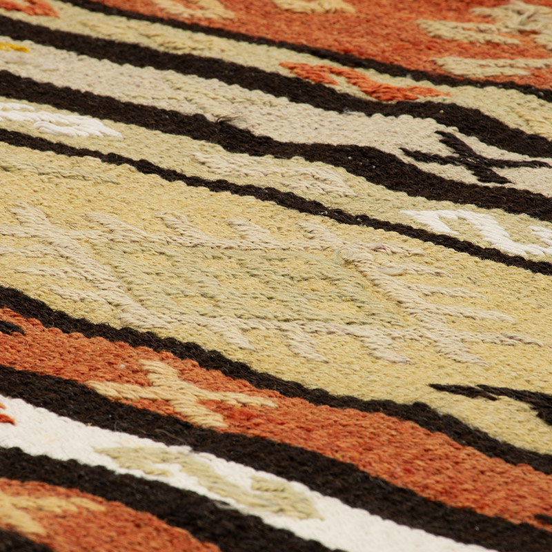 Vintage Anatolian Kilim Rug - 3' 10" x 8' 10" (46" x 106") - K0091691