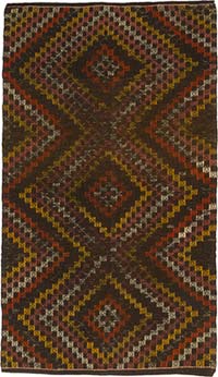 Vintage Anatolian Jijim Rug