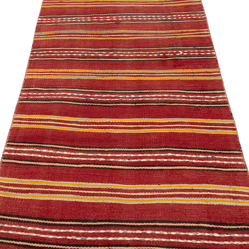 Vintage Anatolian Kilim Runner - 3'  x 9' 7" (36" x 115") - K0091693