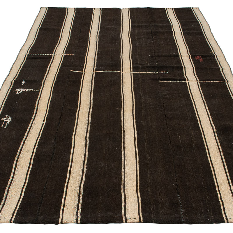 Vintage Anatolian Kilim Rug - 4' 2" x 8' 2" (50" x 98") - K0091697