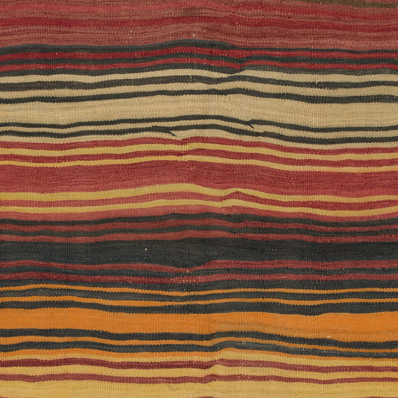 Vintage Anatolian Kilim Rug - 4' 7" x 5' 3" (55" x 63") - K0091705