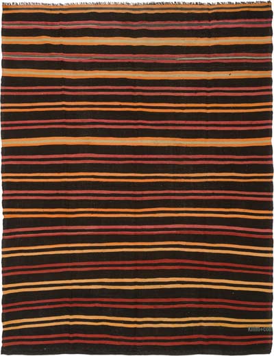 Vintage Anatolian Kilim Rug - 7' 7" x 10' 2" (91" x 122")