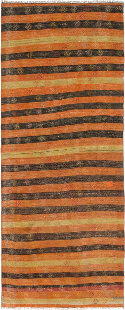 Vintage Anatolian Kilim Rug - 3' 3" x 8'  (39" x 96")