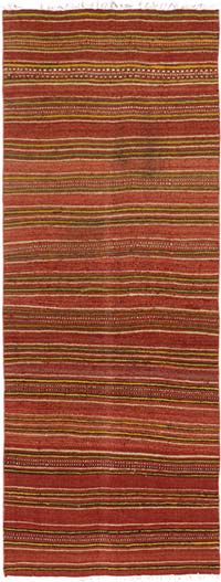 Vintage Anatolian Kilim Rug - 3' 1" x 8' 4" (37" x 100")