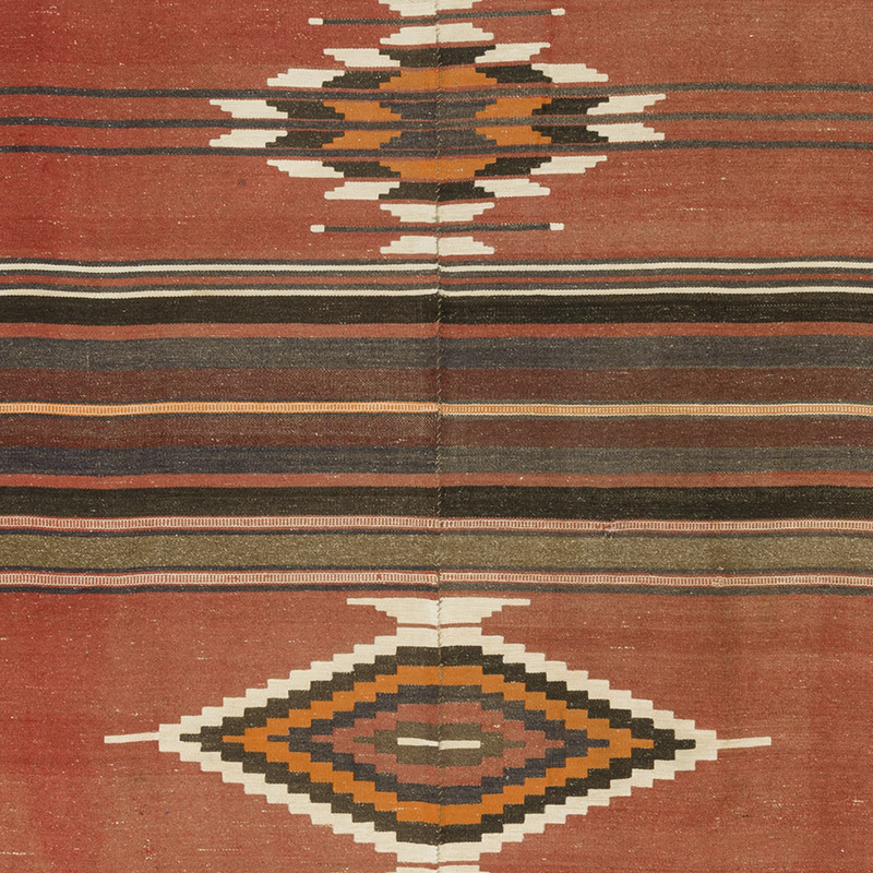 Vintage Manastir Kilim Rug - 4' 7" x 6' 6" (55" x 78") - K0091710