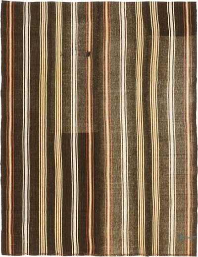 Vintage Anatolian Kilim Rug - 6' 8" x 8' 6" (80" x 102")