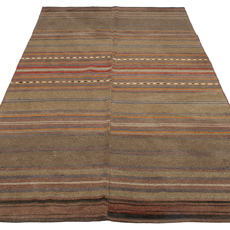 Vintage Manastir Kilim Rug - 3' 8" x 7' 5" (44" x 89") - K0091718