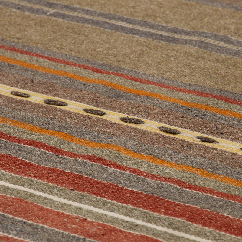 Vintage Manastir Kilim Rug - 3' 8" x 7' 5" (44" x 89") - K0091718