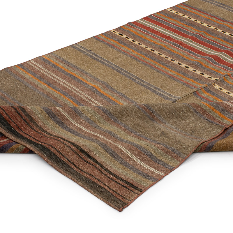 Vintage Manastir Kilim Rug - 3' 8" x 7' 5" (44" x 89") - K0091718