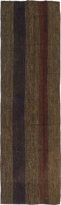 Vintage Anatolian Kilim Runner - 2' 7" x 9'  (31" x 108")