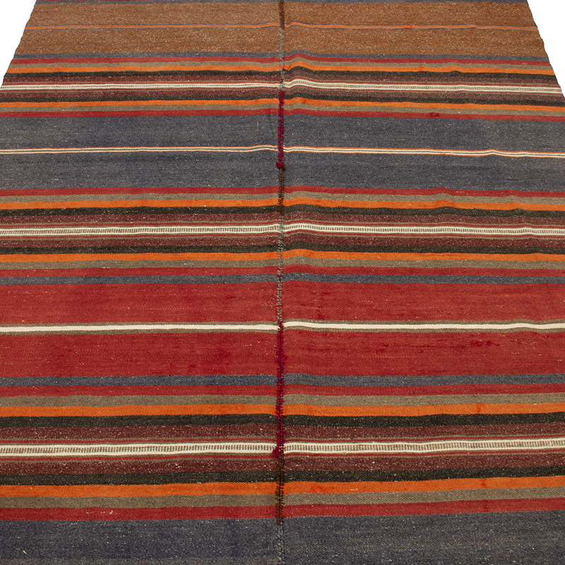 Vintage Manastir Kilim Rug - 4' 5" x 8' 9" (53" x 105") - K0091729